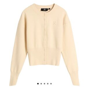 NWT Represent Louie Cardigan in Off White | M